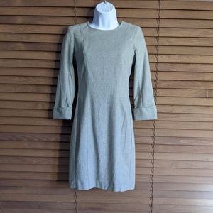 Grey wool blend French Connection sheath dress